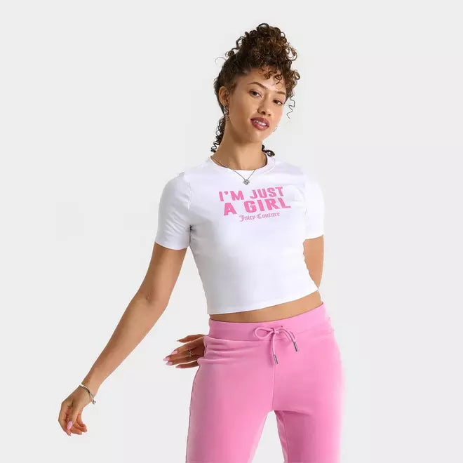 Women's Juicy Couture Graphic Baby T-Shirt