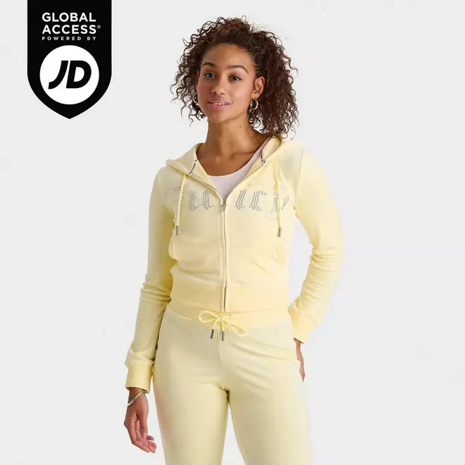 Women's Juicy Couture Bling Front Hoodie