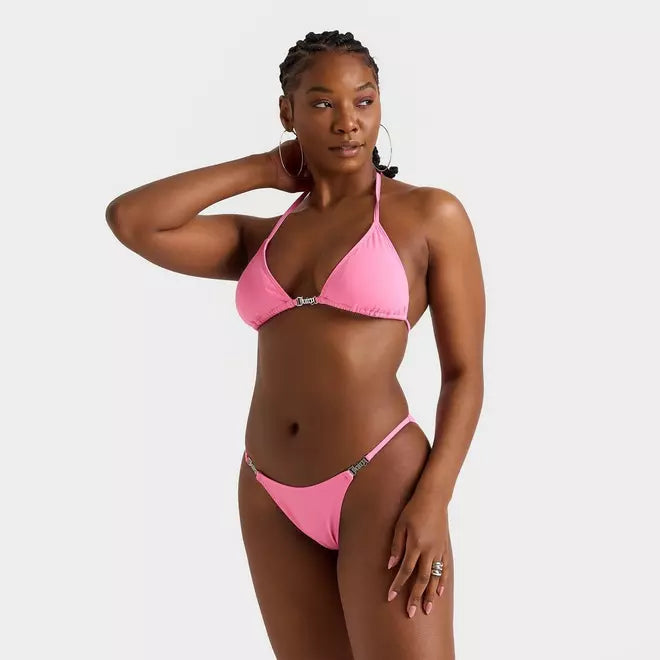 Women's Juicy Couture Terry Triangle Jewel Bikini Top