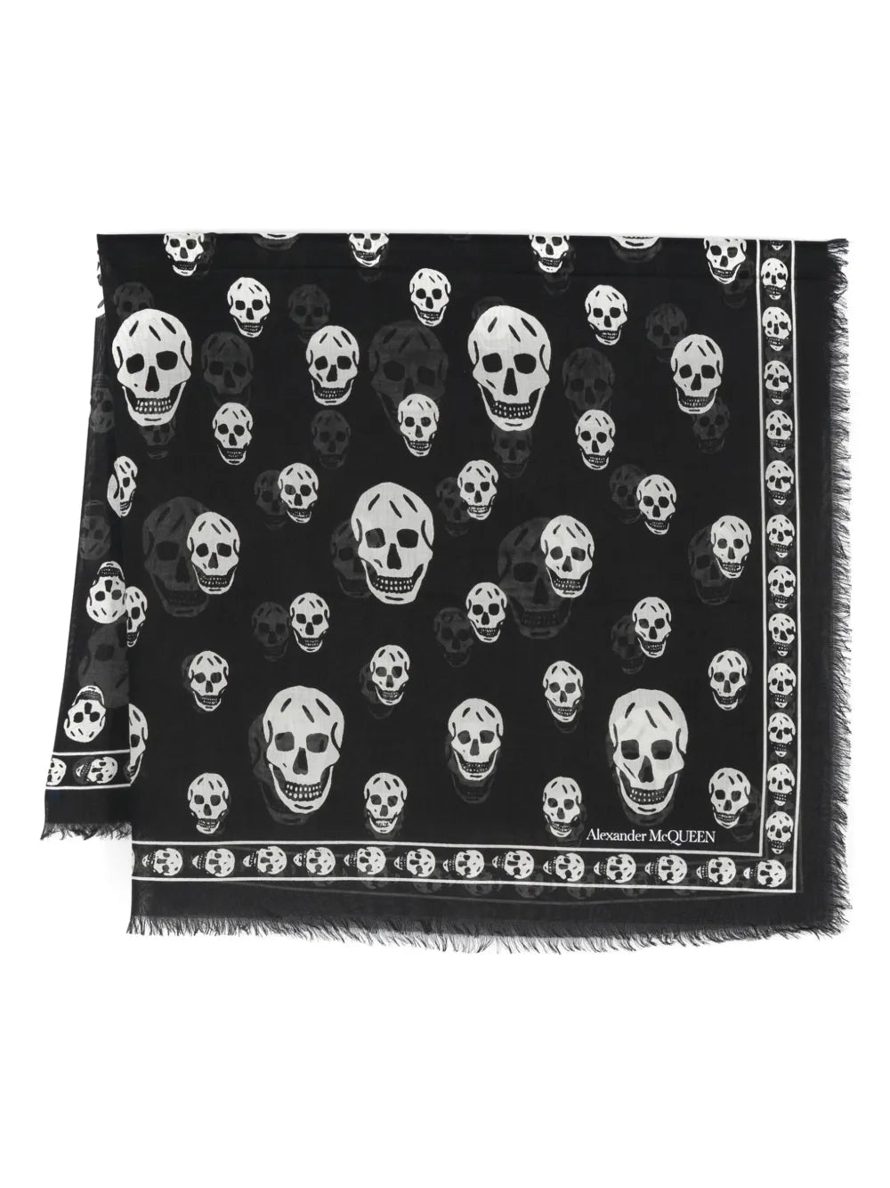 Alexander McQueen Classic Skull scarf