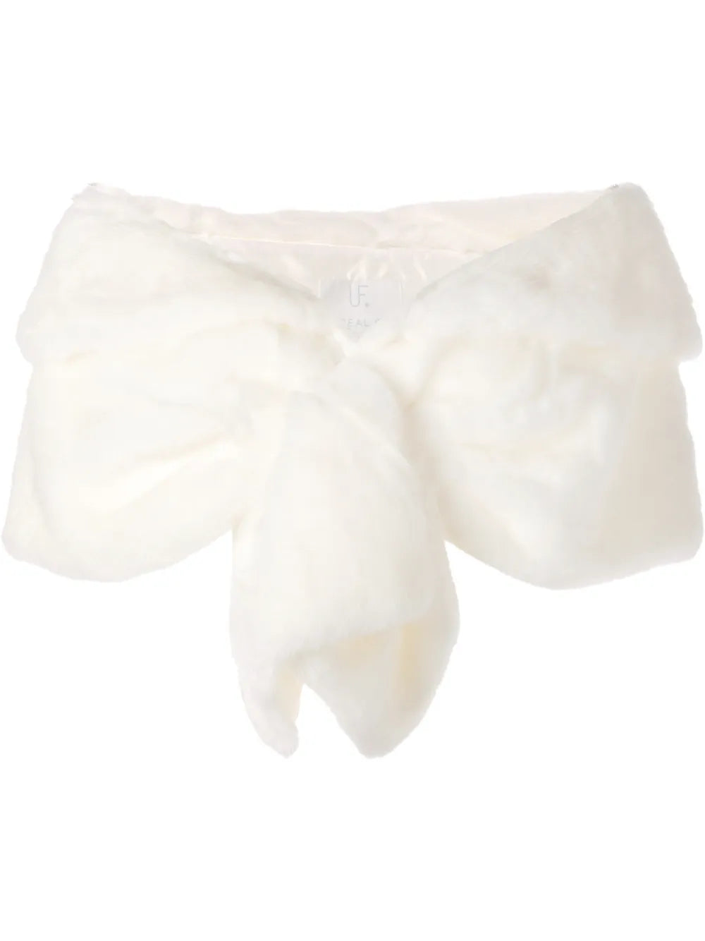 Unreal Fur Champagne faux fur shawl