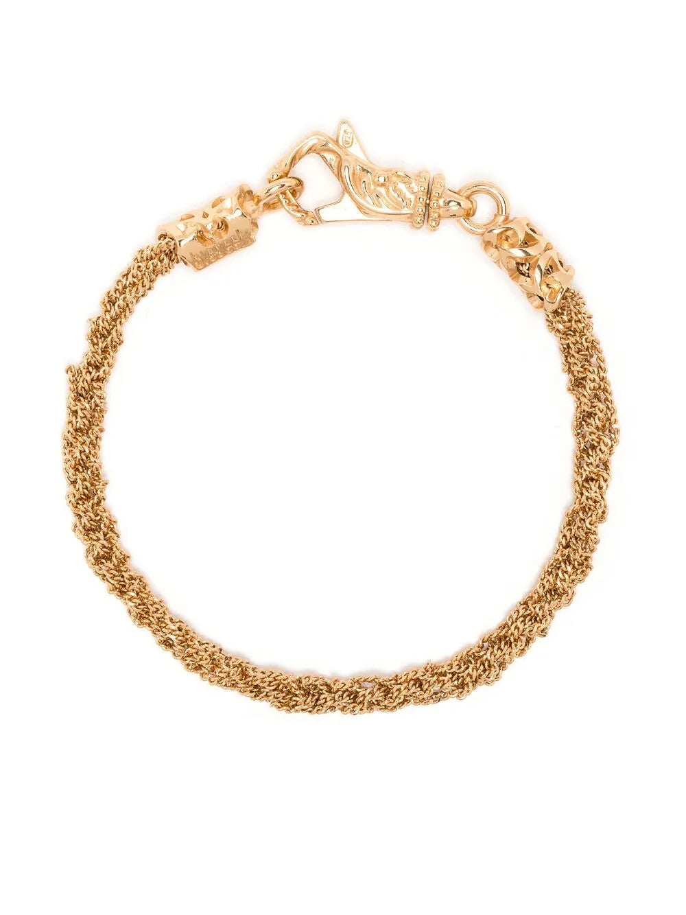 Emanuele Bicocchi slim braided bracelet