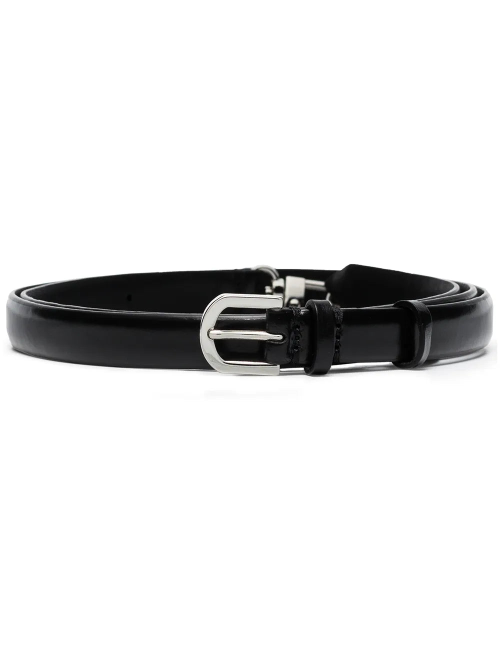 TOTEME double clasp leather belt