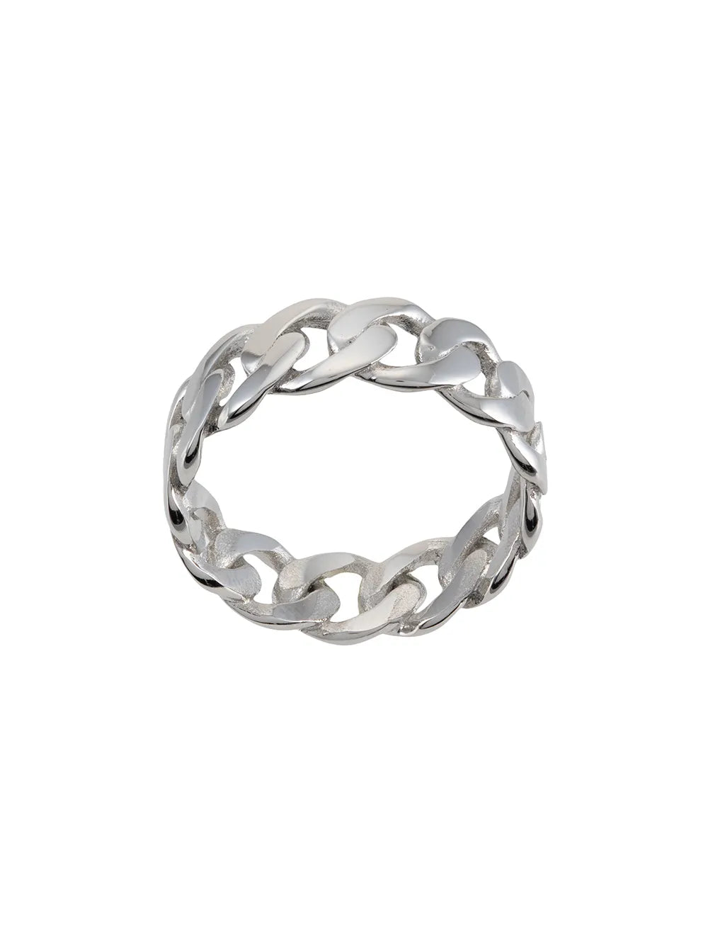 Nialaya Jewelry chain link band ring