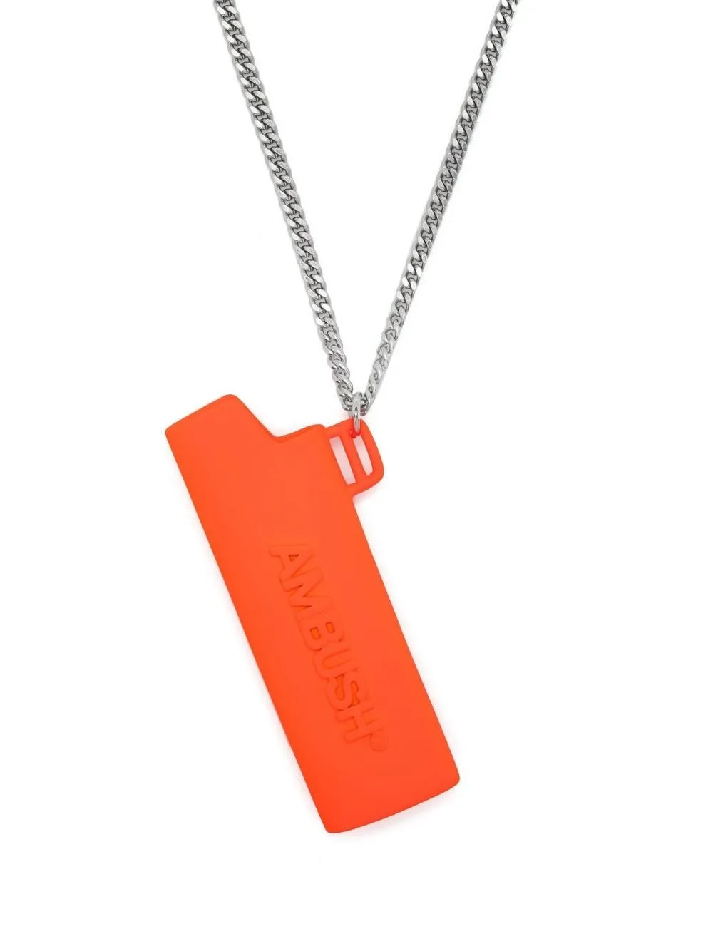 AMBUSH debossed logo whistle necklace