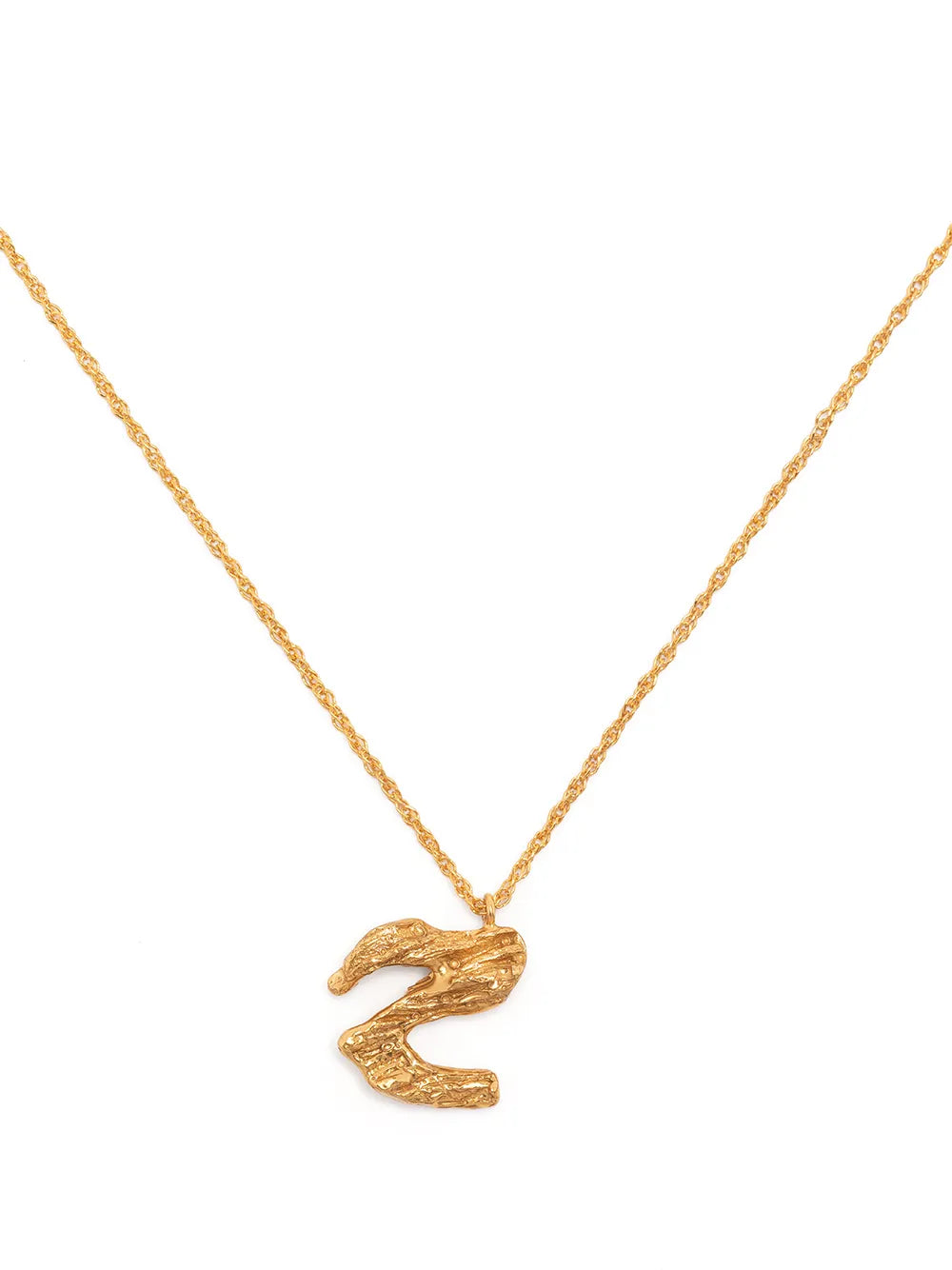 LOVENESS LEE Z alphabet pendant necklace