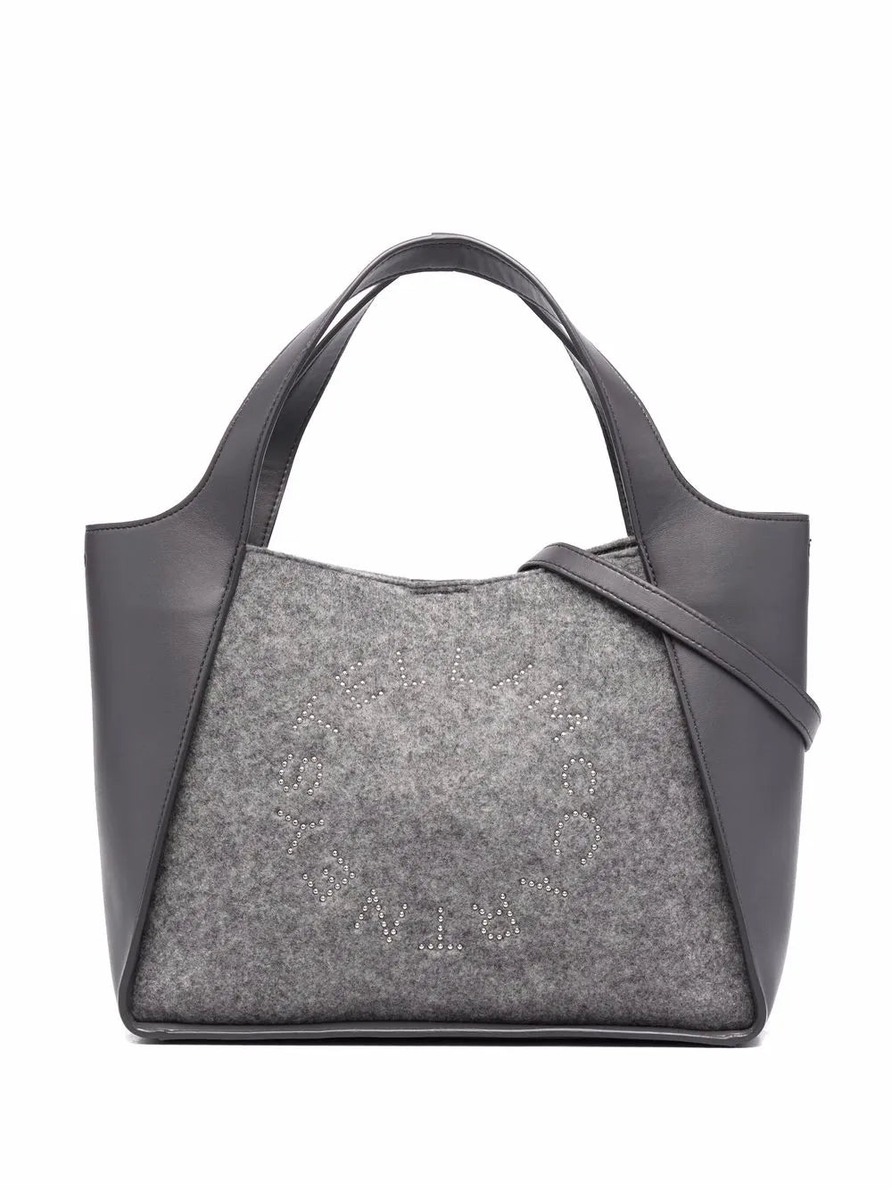 Stella McCartney Stella Logo felt tote bag
