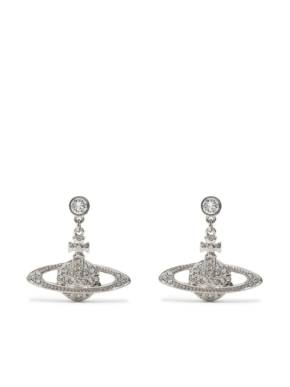 Vivienne Westwood crystal orb earrings