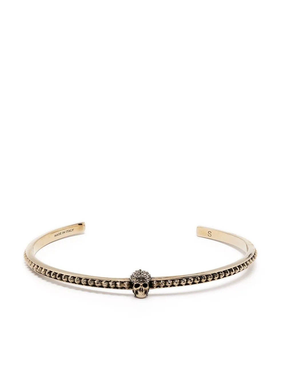 Alexander McQueen Skull charm cuff bracelet