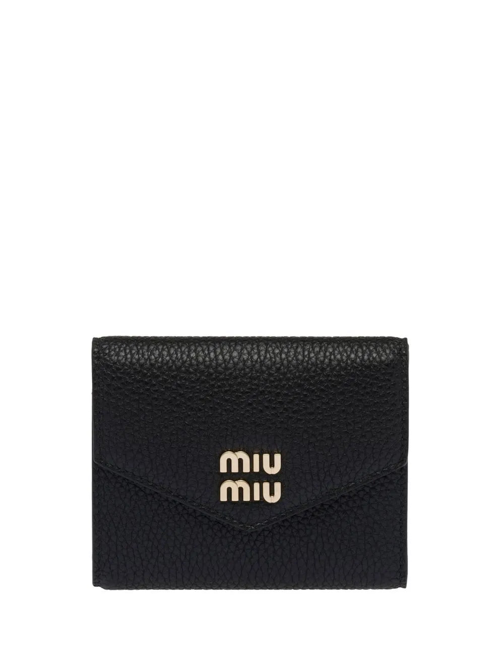 Miu Miu logo lettering compact wallet