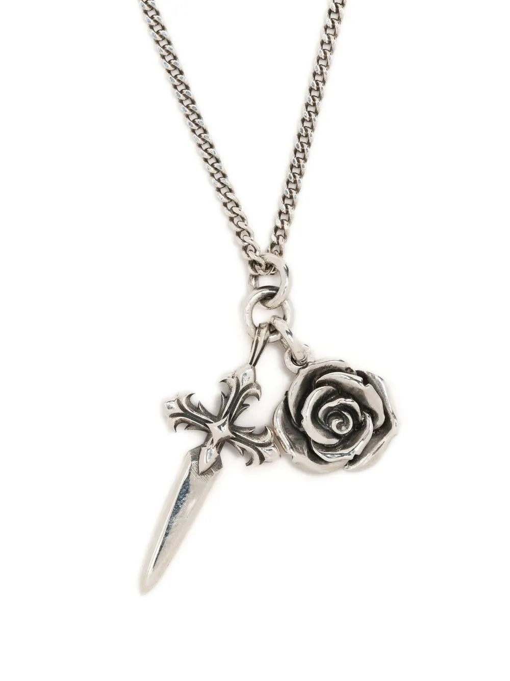 Emanuele Bicocchi dagger cross necklace