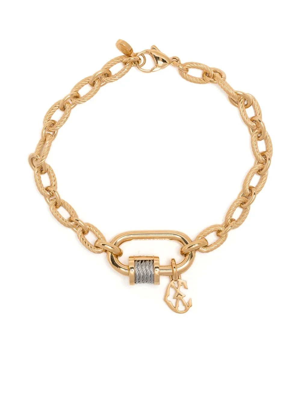 Charriol Forever Lock cable link bracelet