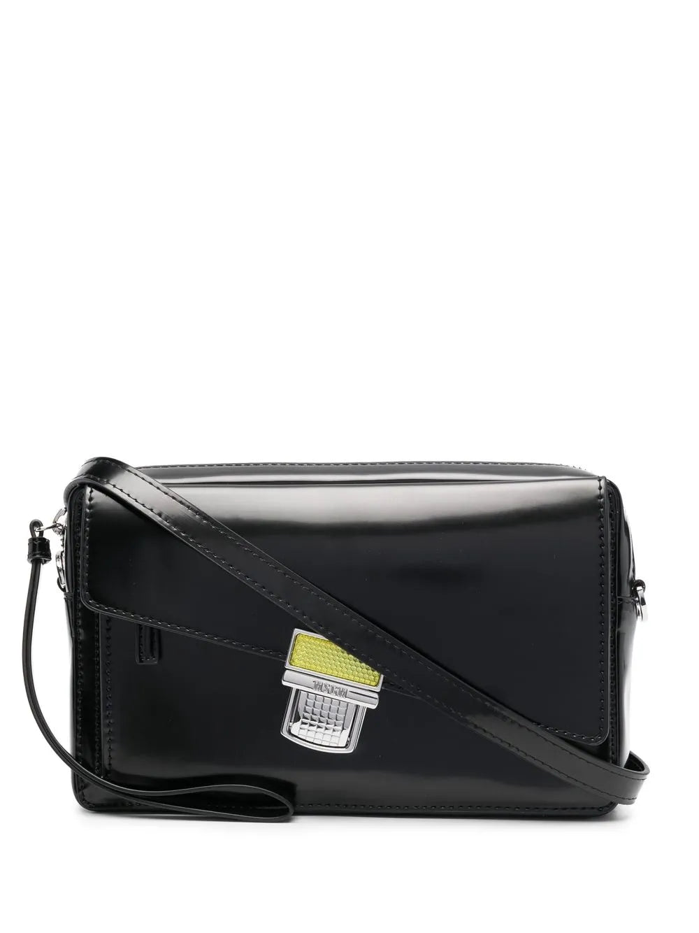 MSGM faux leather cross body bag