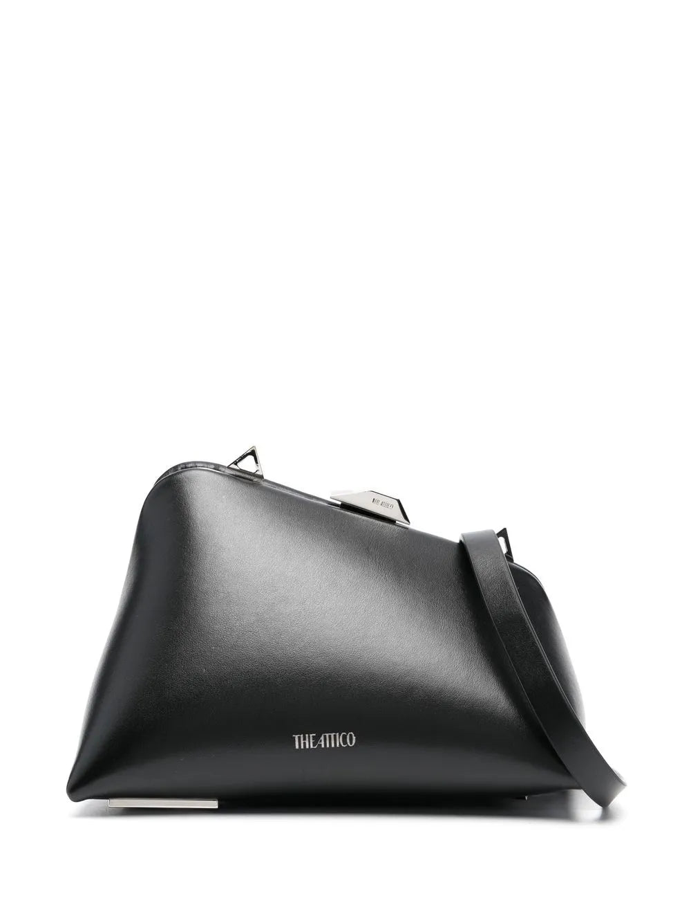 The Attico asymmetric clutch bag
