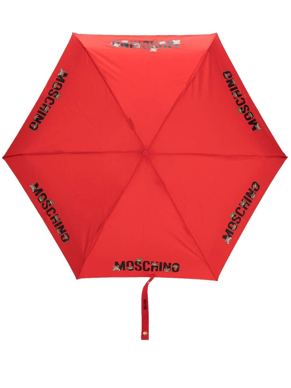 Moschino logo print umbrella