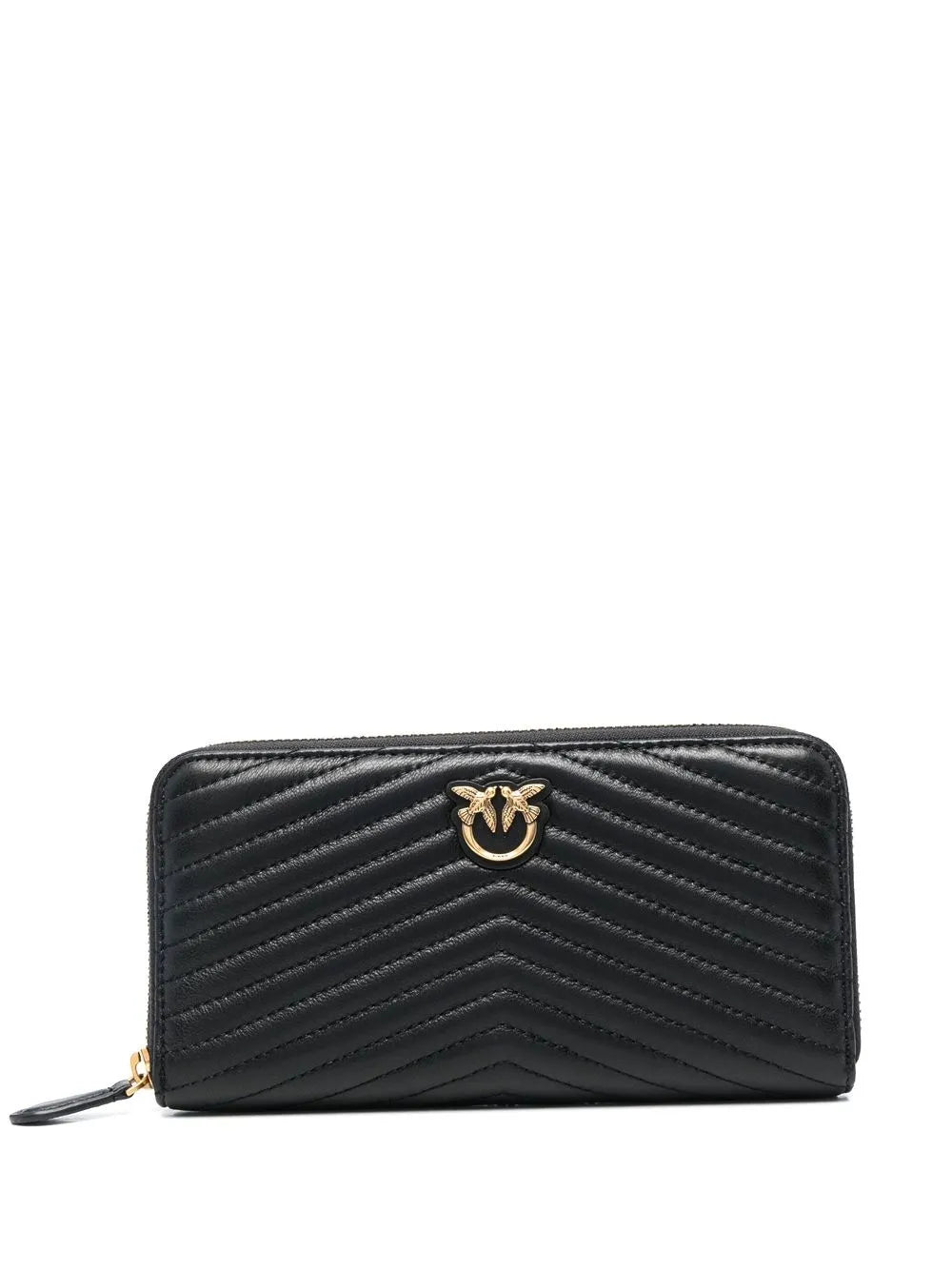 PINKO chevron quilted zipped purse