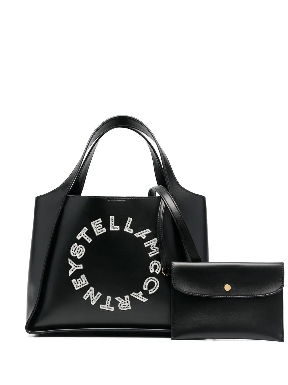 Stella McCartney embroidered logo tote bag