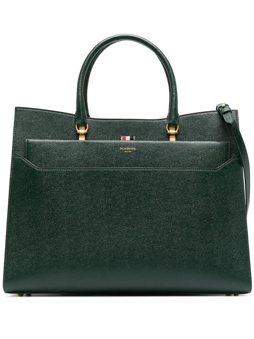 Thom Browne large pebble Duet tote