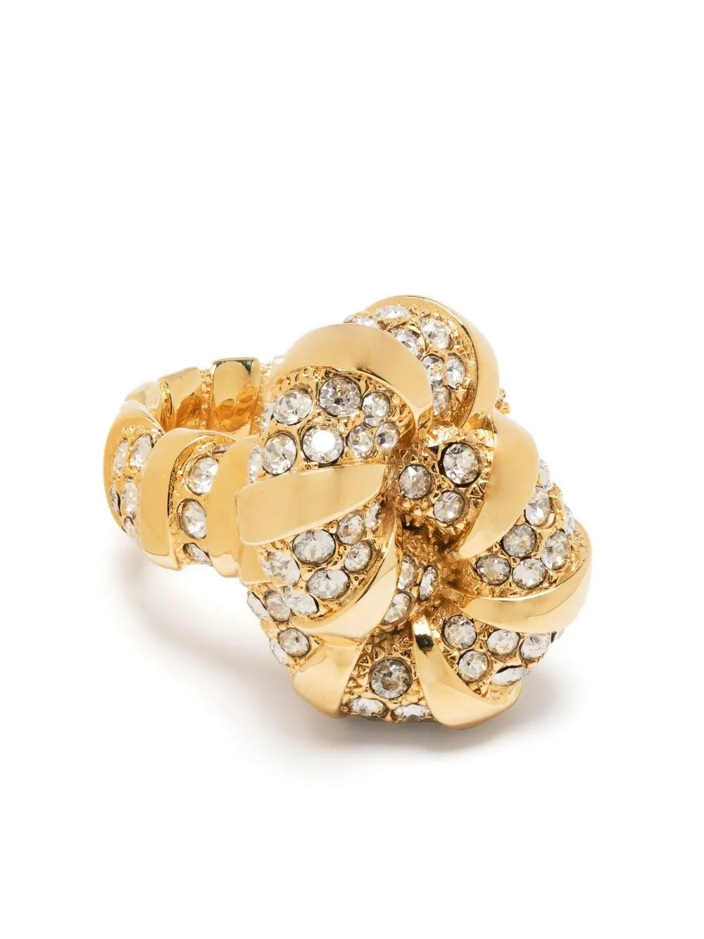 Lanvin Mélodie crystal embellished ring