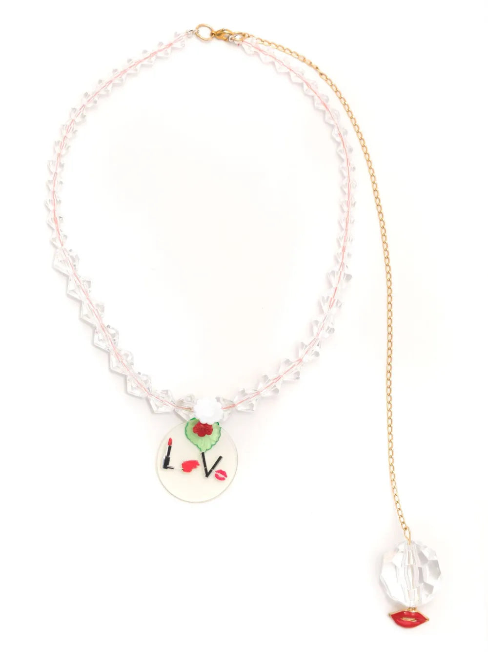 Amir Slama pendant beaded necklace