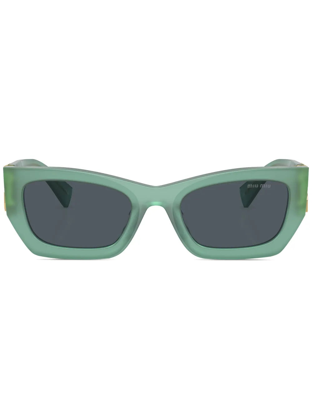 Miu Miu Eyewear logo plaque rectangle frame sunglasses