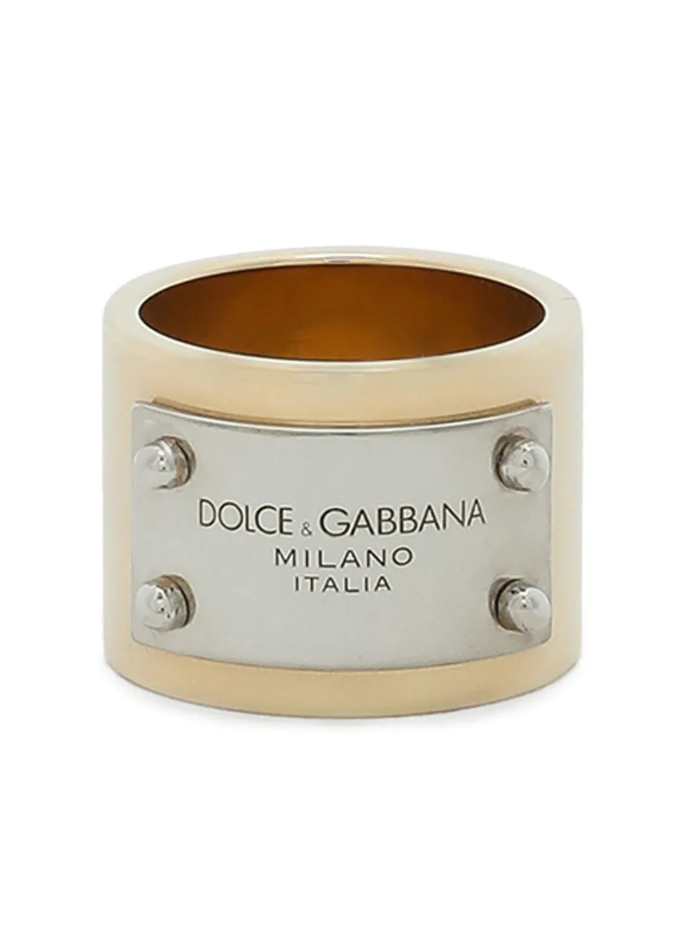 Dolce & Gabbana logo engraved ring