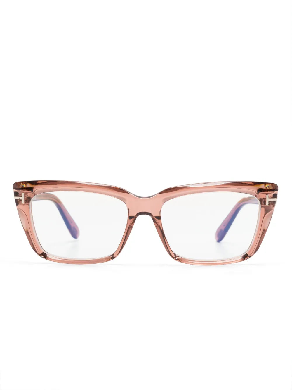TOM FORD Eyewear transparent rectangular frame glasses