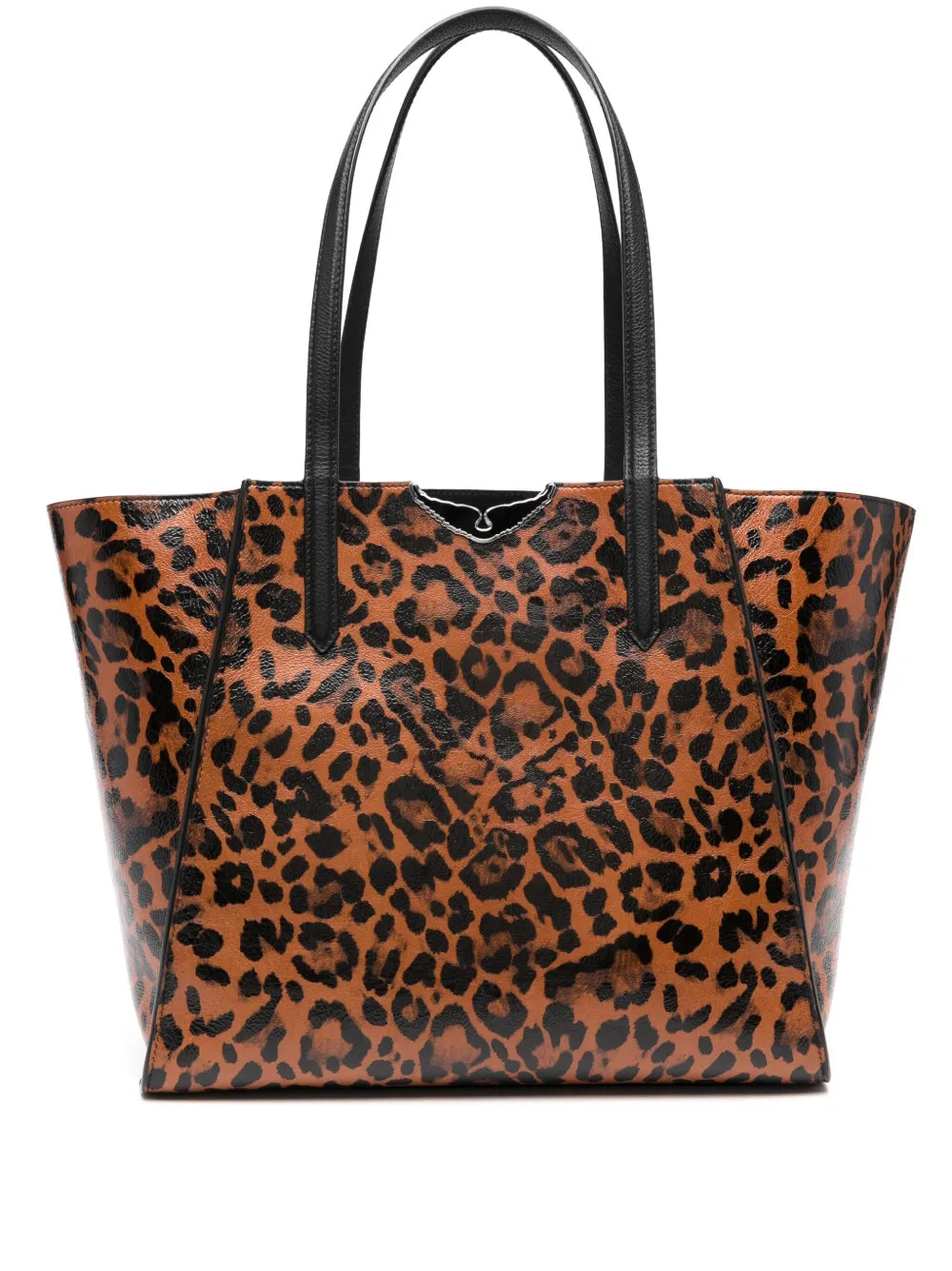 Zadig&Voltaire Le Borderline leopard print tote bag