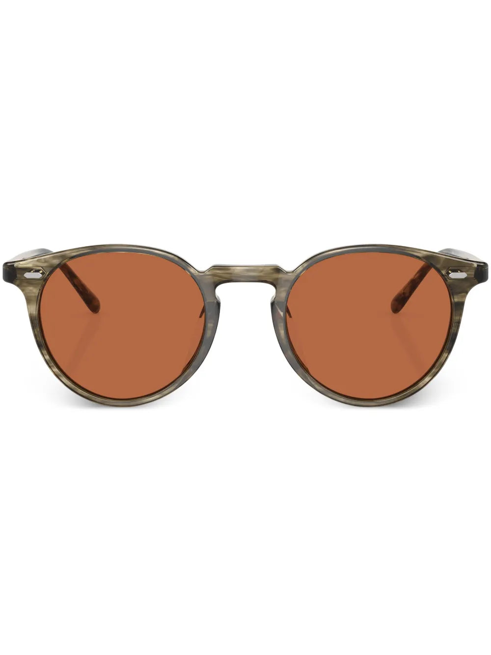 Oliver Peoples round frame tinted lenses sunglasses