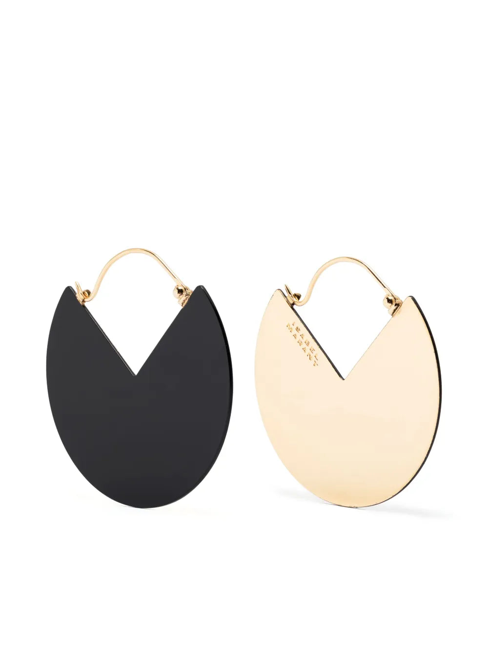ISABEL MARANT 90º two tone drop earrings