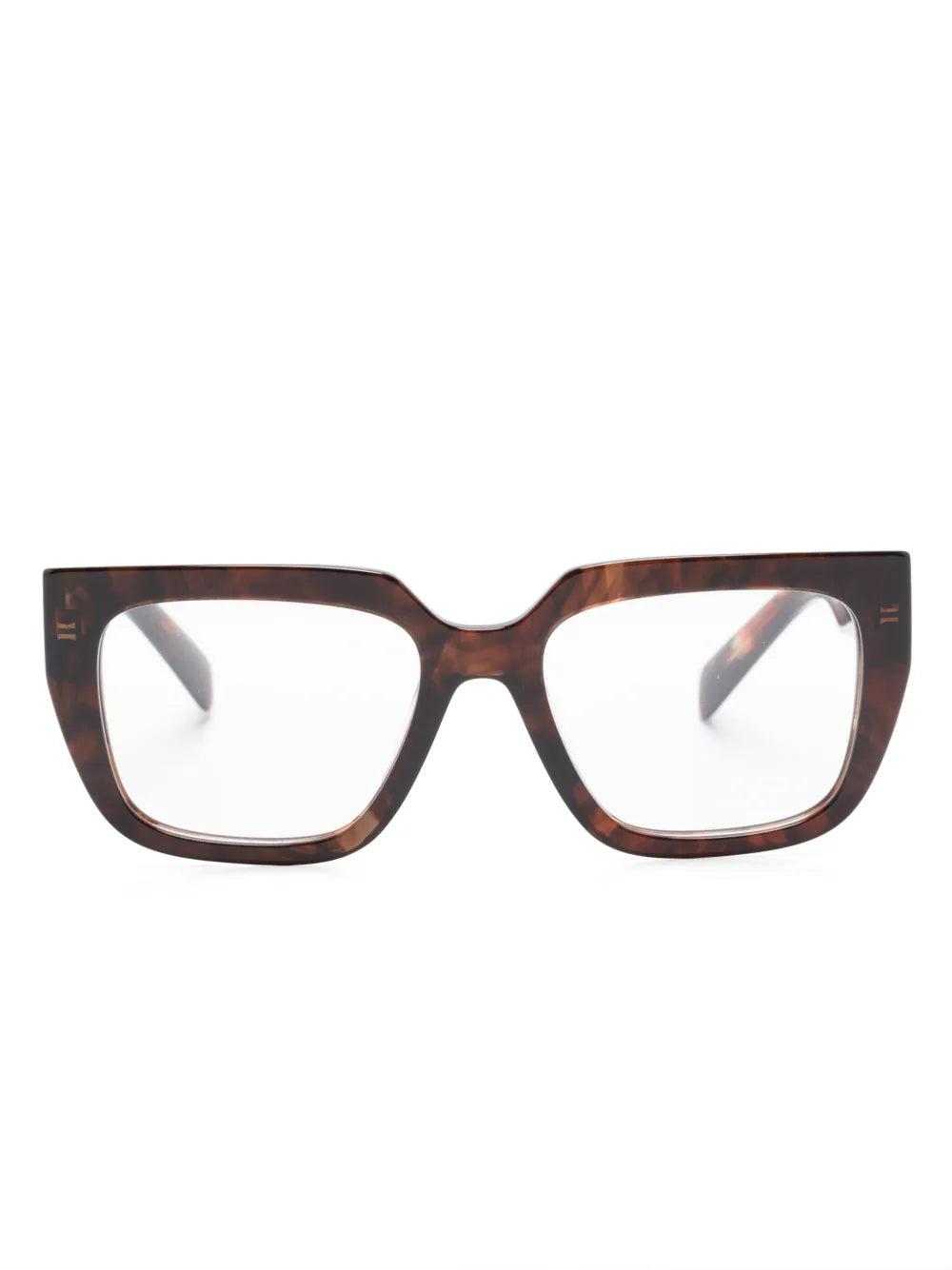 Prada Eyewear tortoiseshell effect square frame glasses