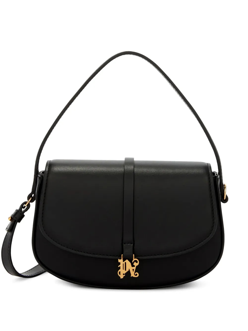 Palm Angels Lockbag leather shoulder bag