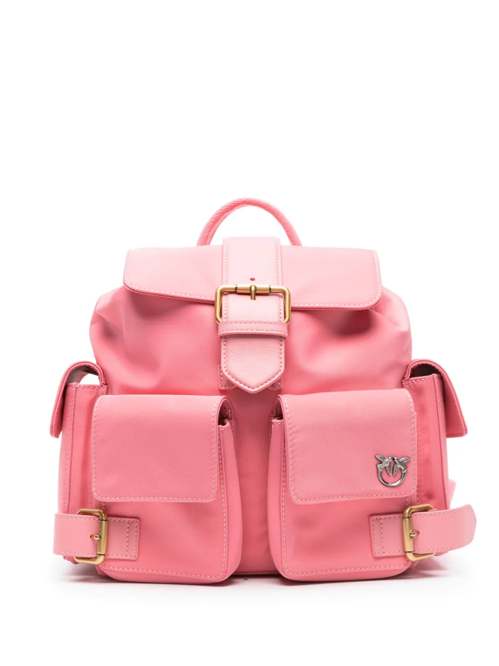 PINKO Pocket logo plaque backpack