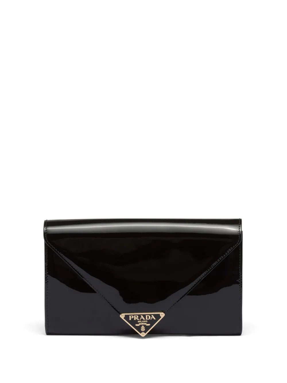 Prada patent leather envelope bag