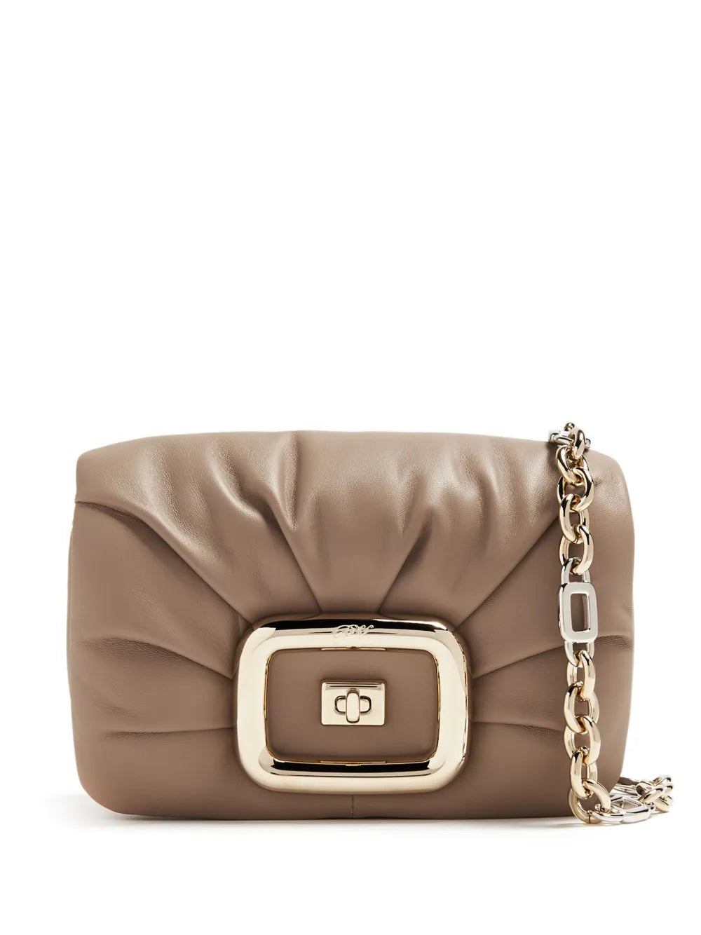 Roger Vivier ruched leather crossbody bag