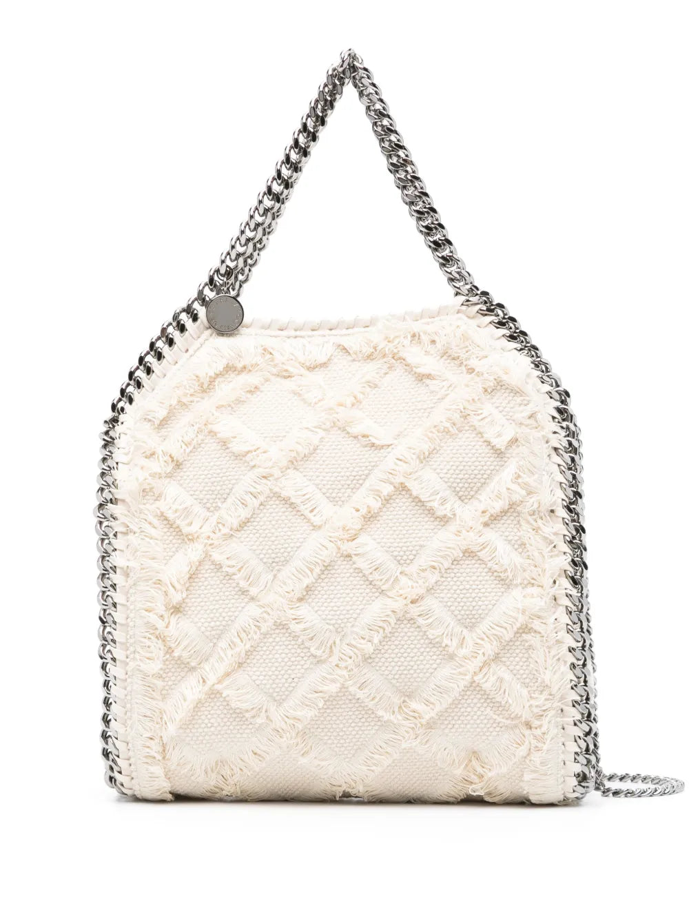 Stella McCartney Falabella frayed detail tote bag