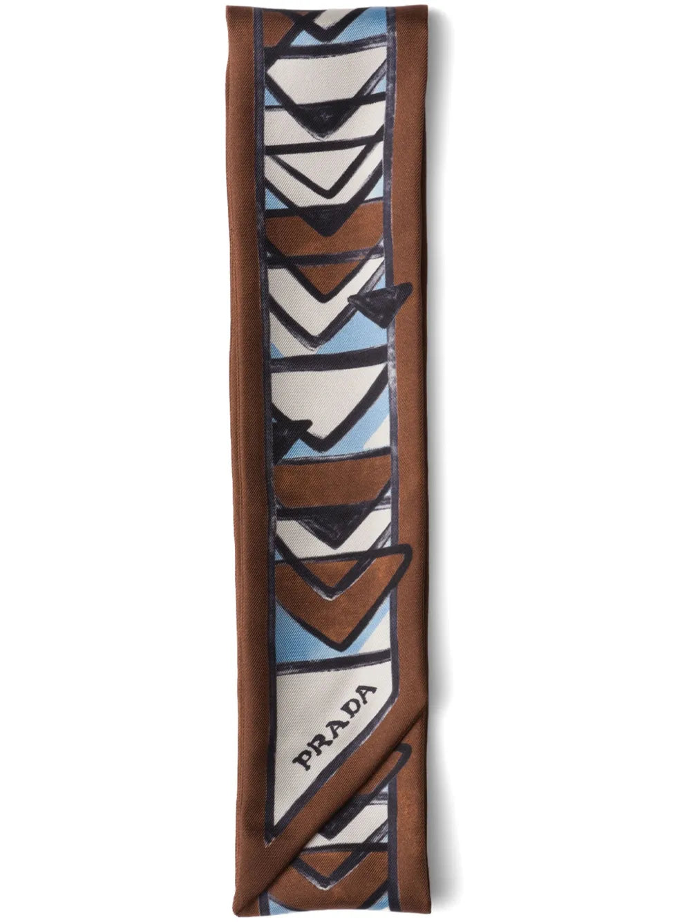 Prada geometric print foulard