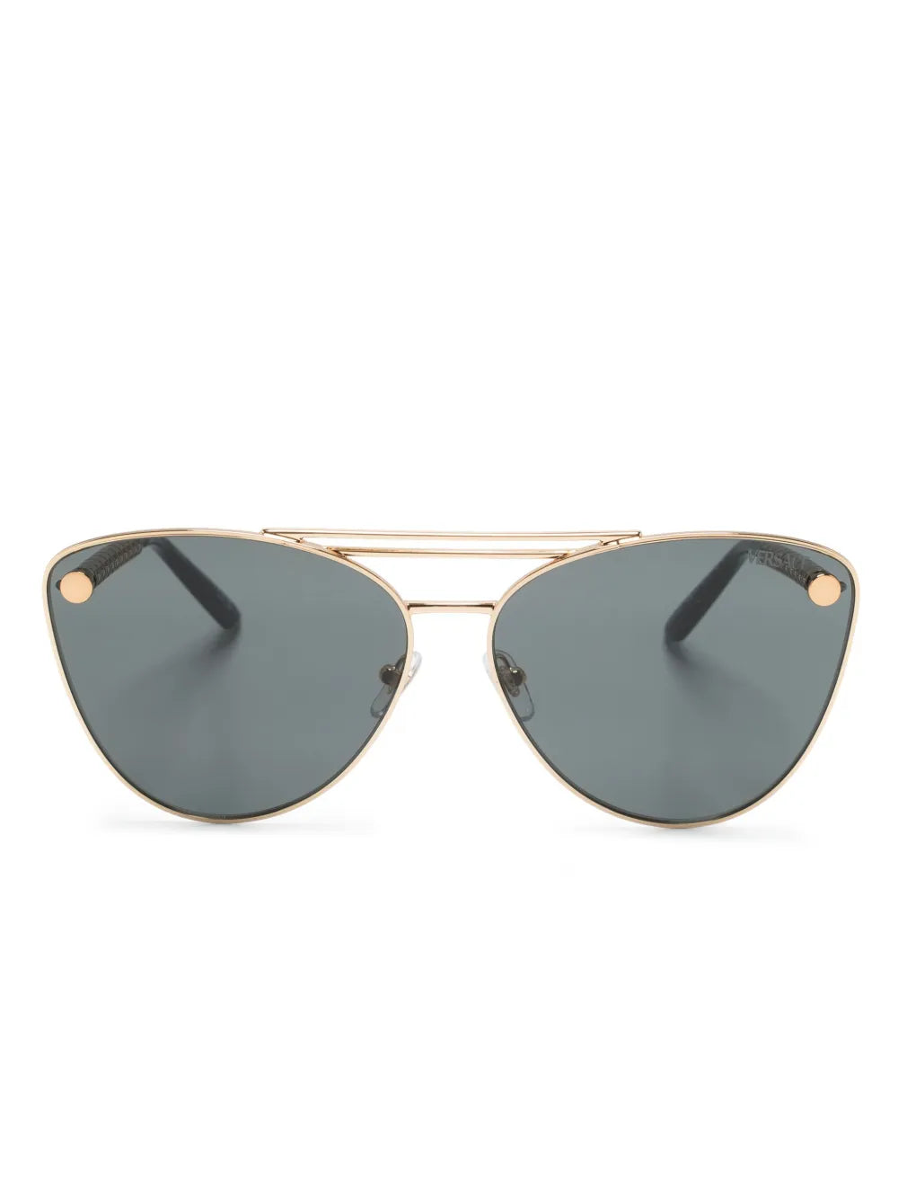 Versace Eyewear Tubular Greca cat eye sunglasses