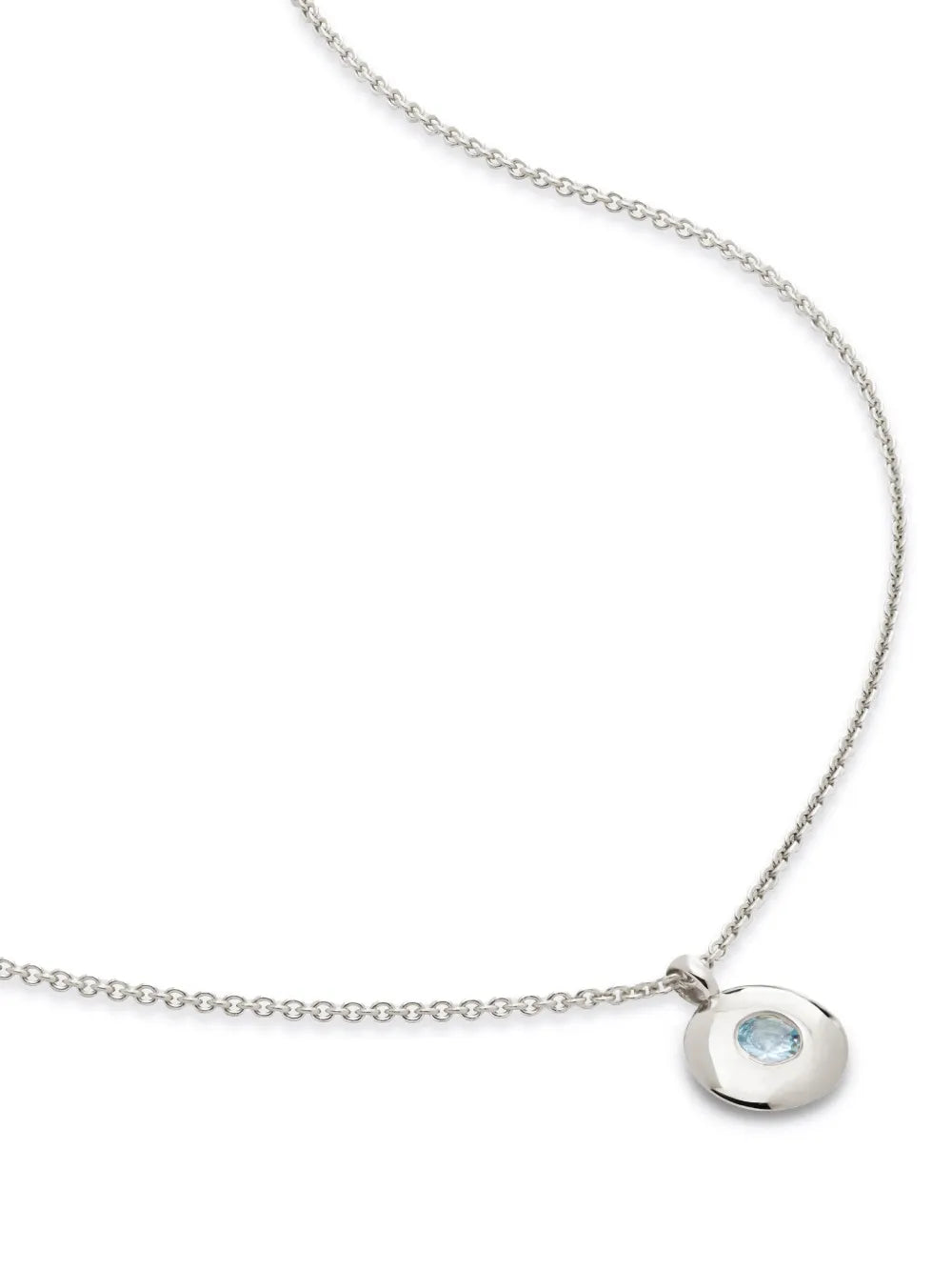 Monica Vinader March birthstone necklace