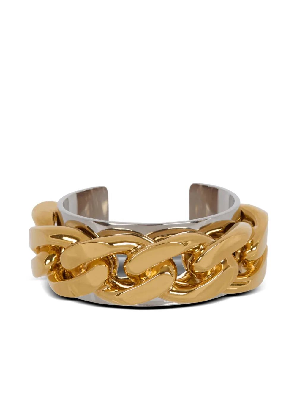 Balmain chain embellished cuff bracelet