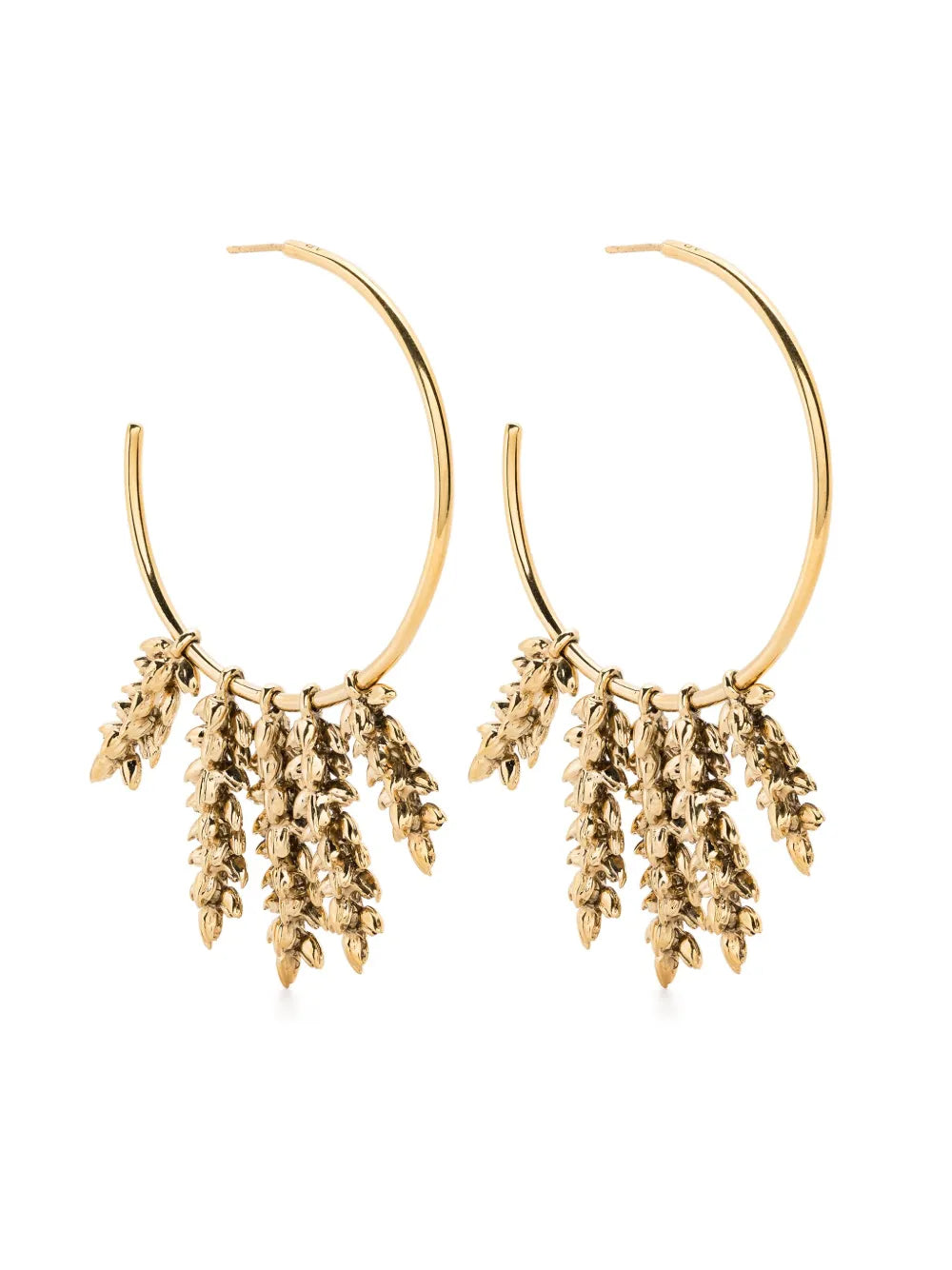 Aurelie Bidermann Wheat hoop earrings