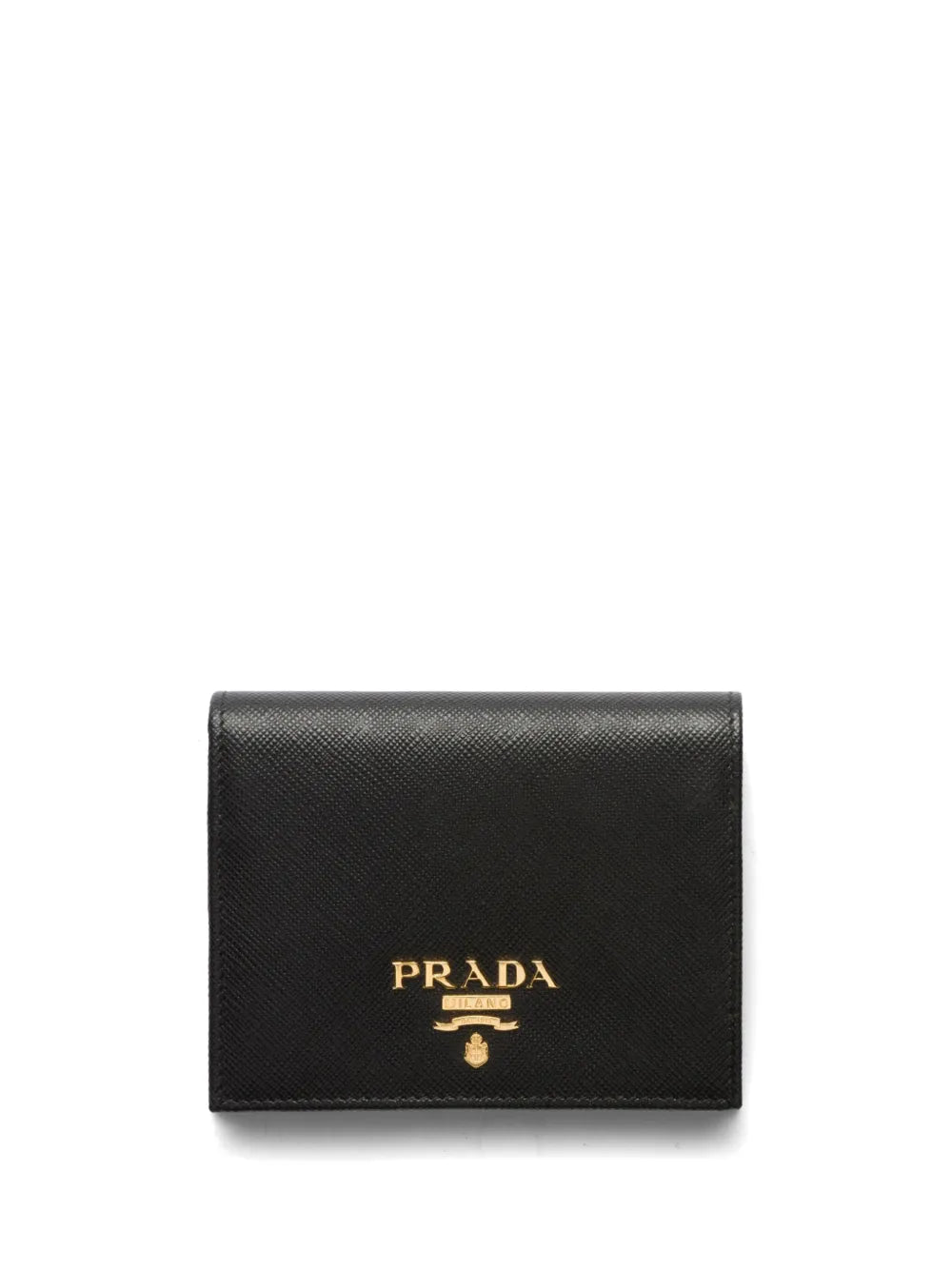 Prada logo print Saffiano leather wallet