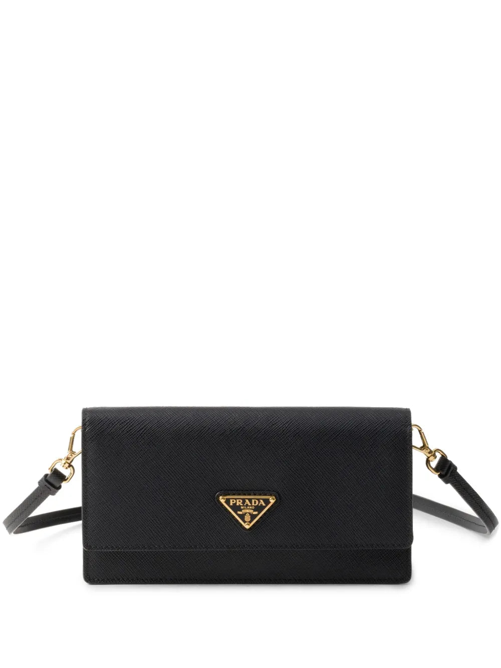 Prada triangle logo leather mini bag