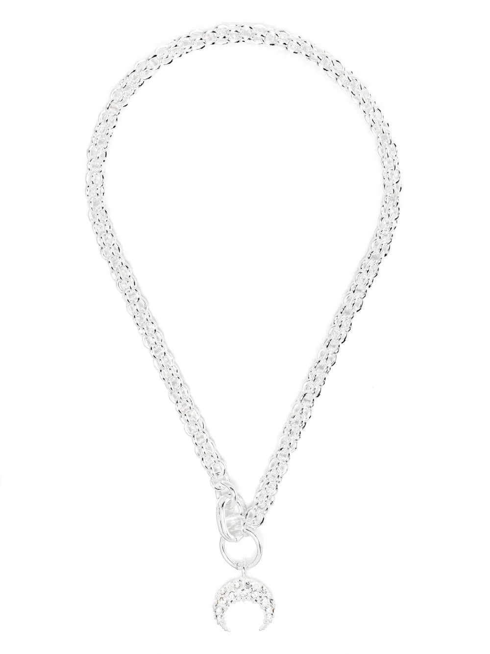 Marine Serre Moon pendant necklace