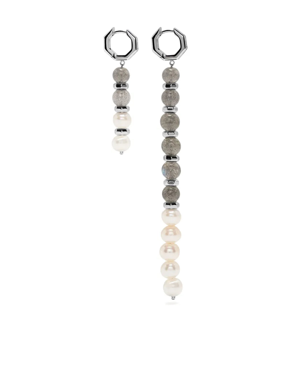 agnès b. bead pearl earrings