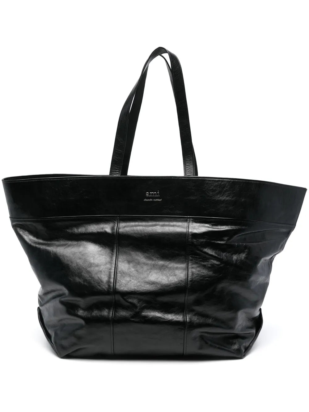 AMI Paris maxi East West tote bag