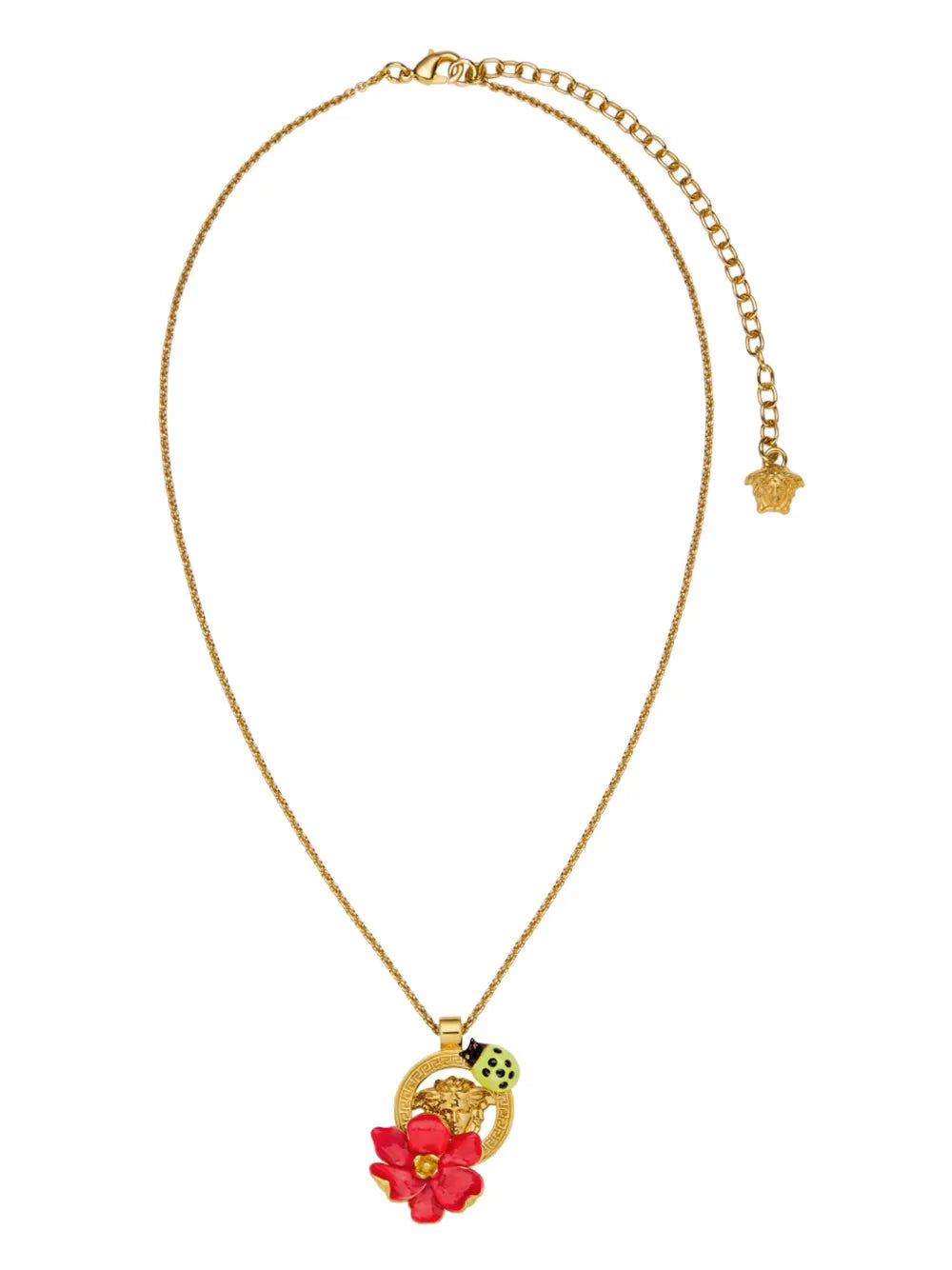 Versace Strawberry Garden pendant necklace