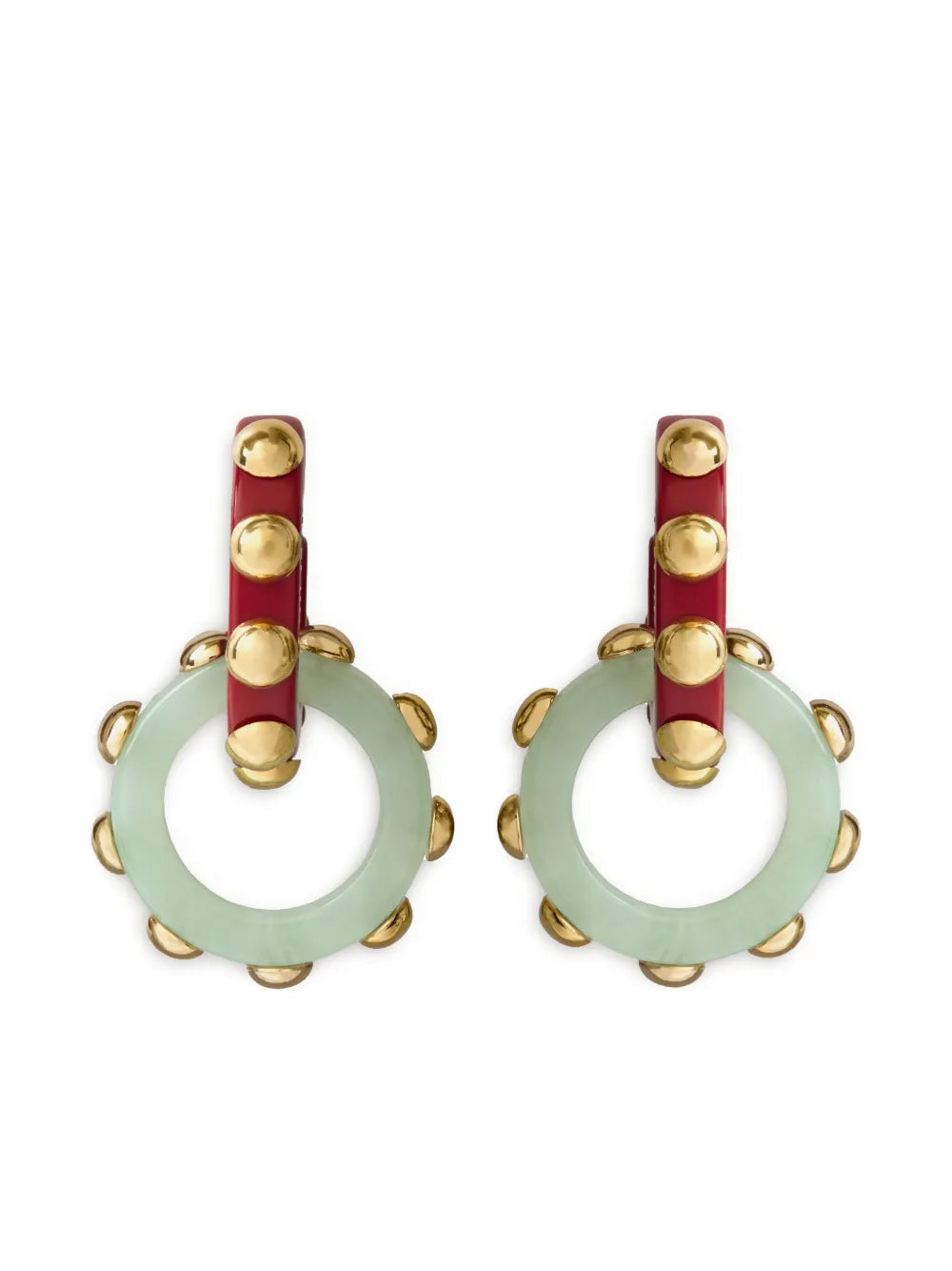 La DoubleJ Double Hoop earrings