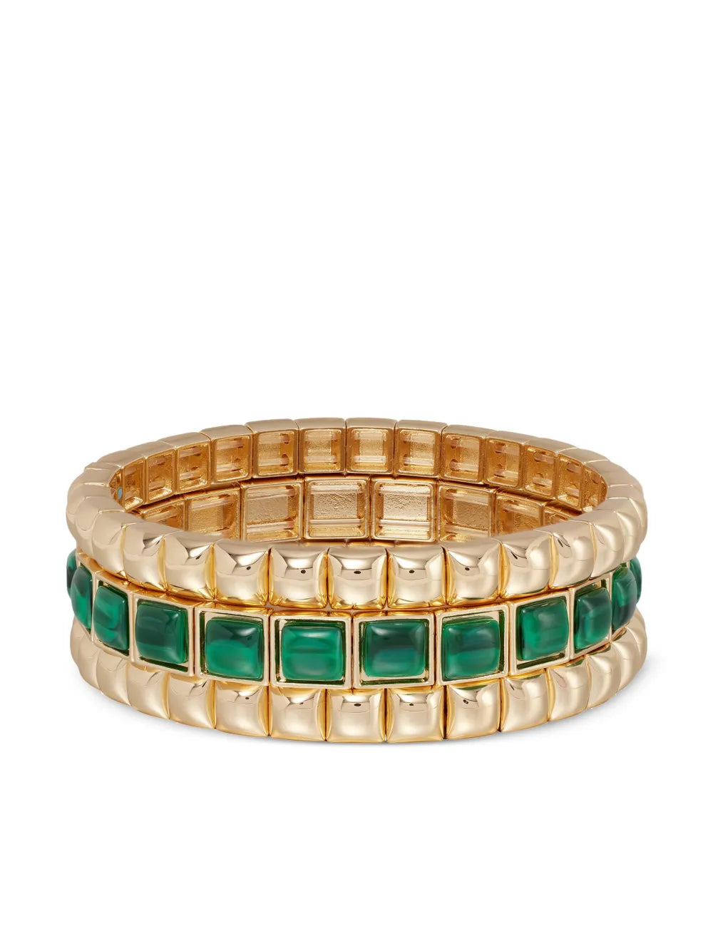 Roxanne Assoulin Puffy stud bracelet (set of three)