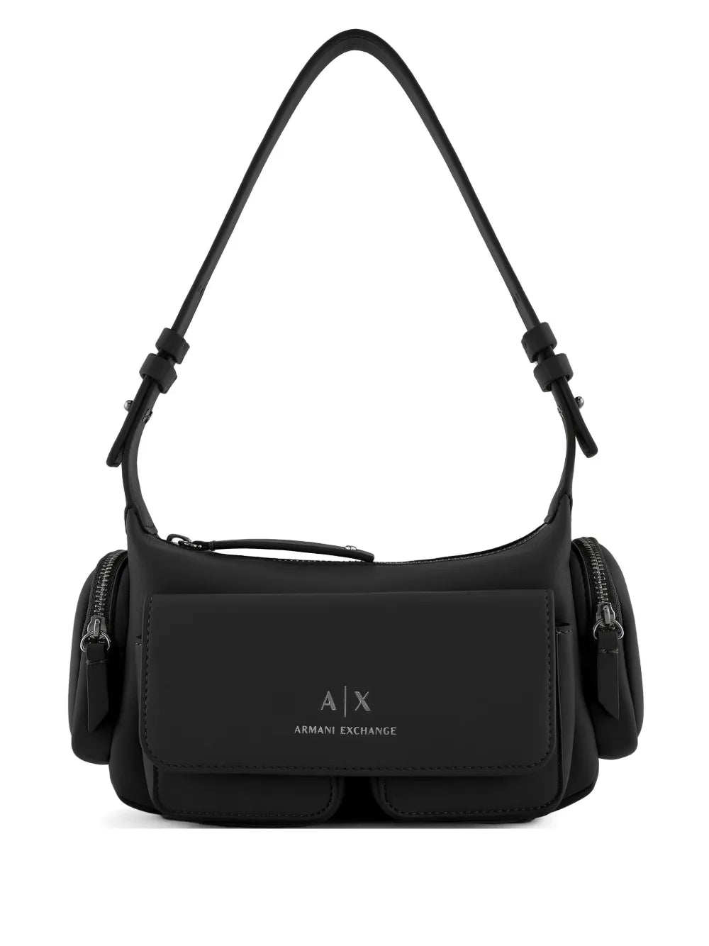 Armani Exchange logo print shoulder bag